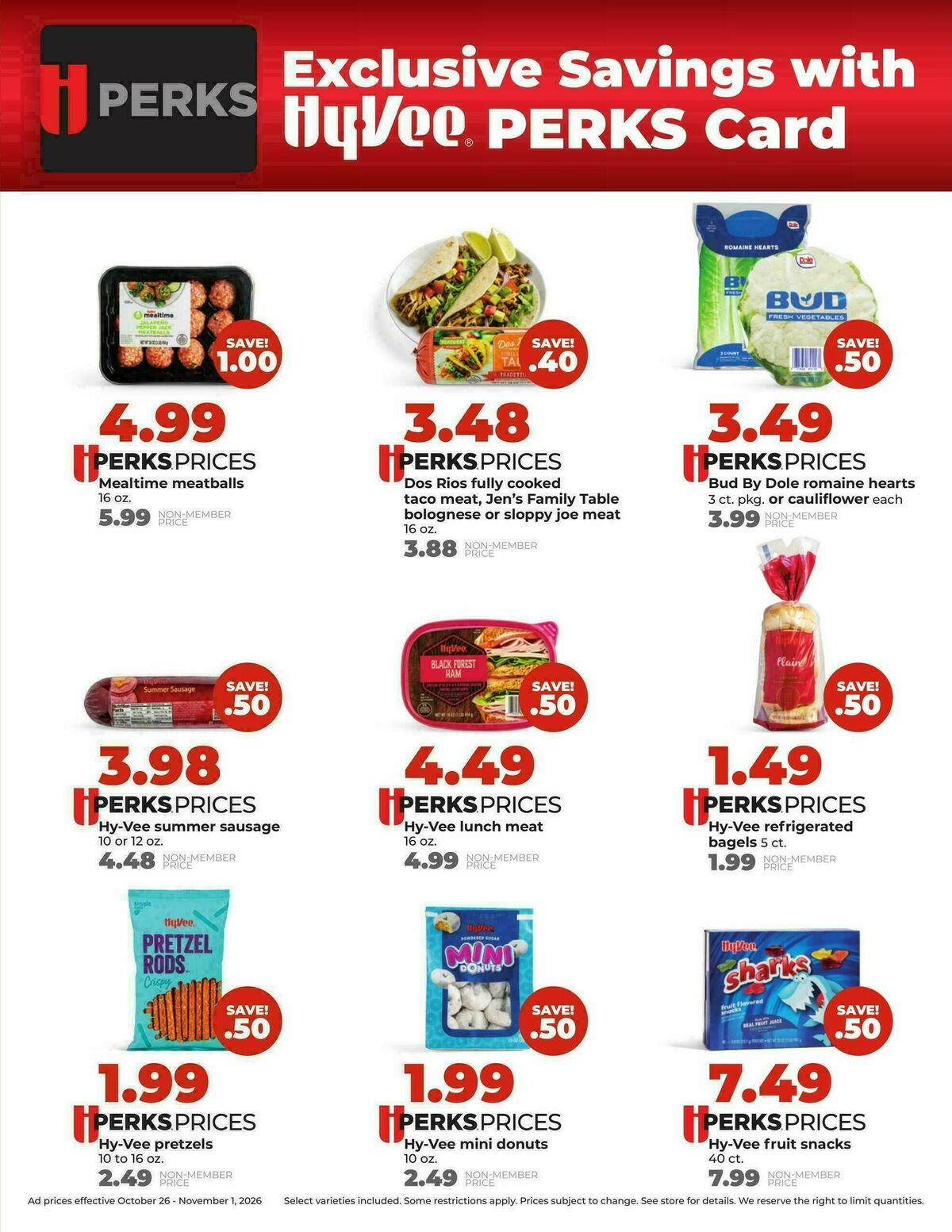 Hy-Vee Weekly Ad from October 26