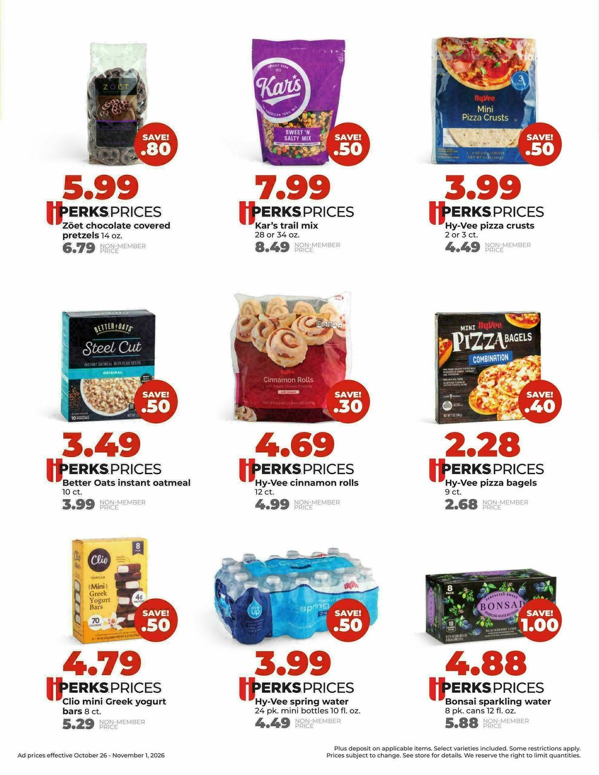 Hy-Vee Weekly Ad from October 26