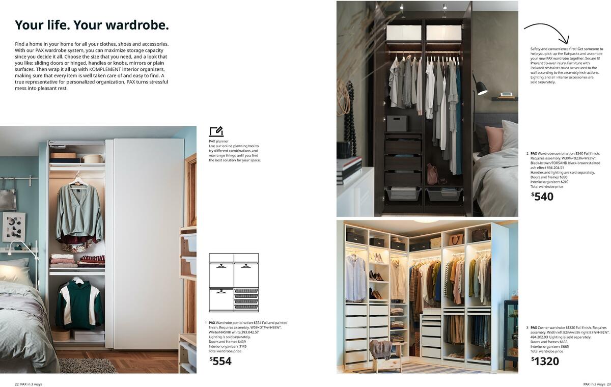 IKEA Wardrobe Brochure Weekly Ad from September 1