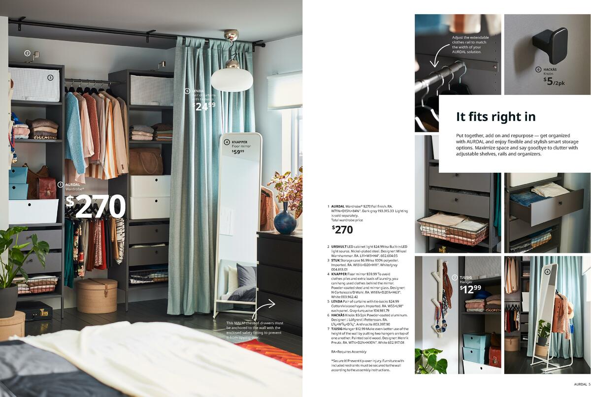 IKEA Wardrobe Brochure Weekly Ad from September 1