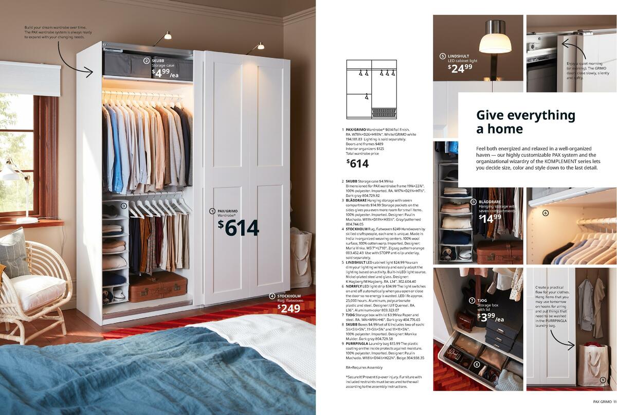 IKEA Wardrobe Brochure Weekly Ad from September 1