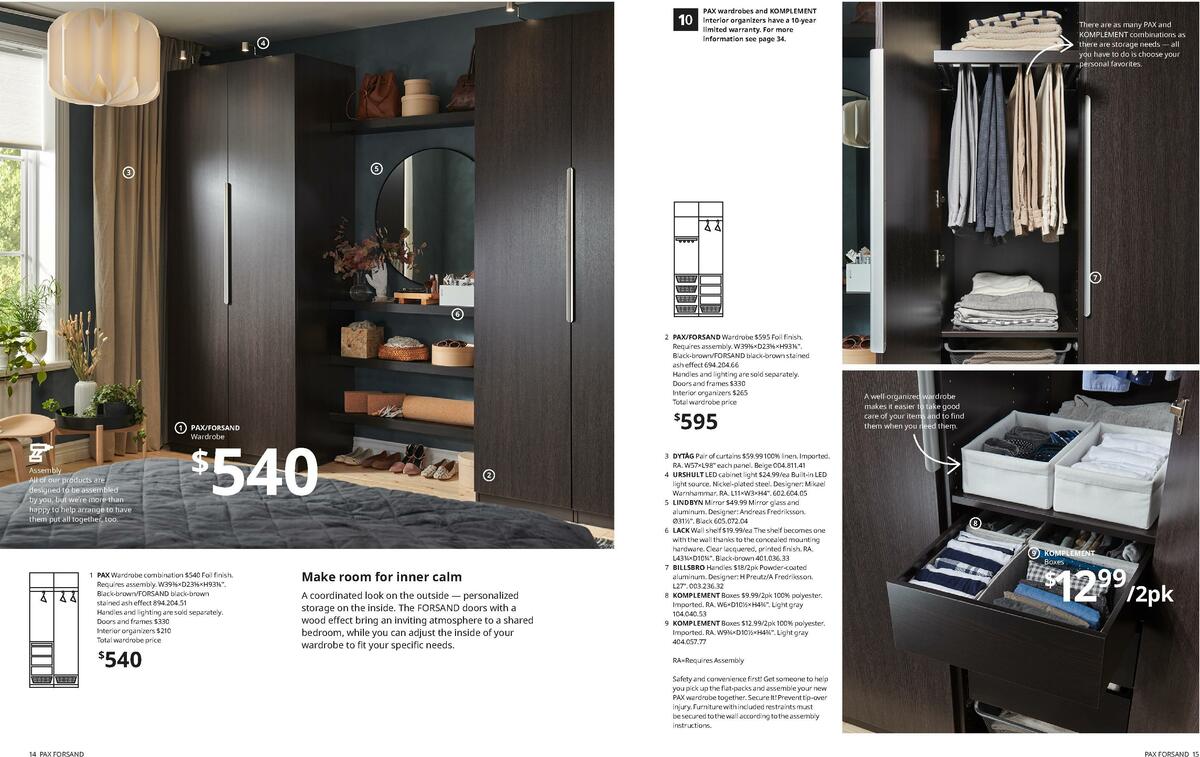 IKEA Wardrobe Brochure Weekly Ad from September 1