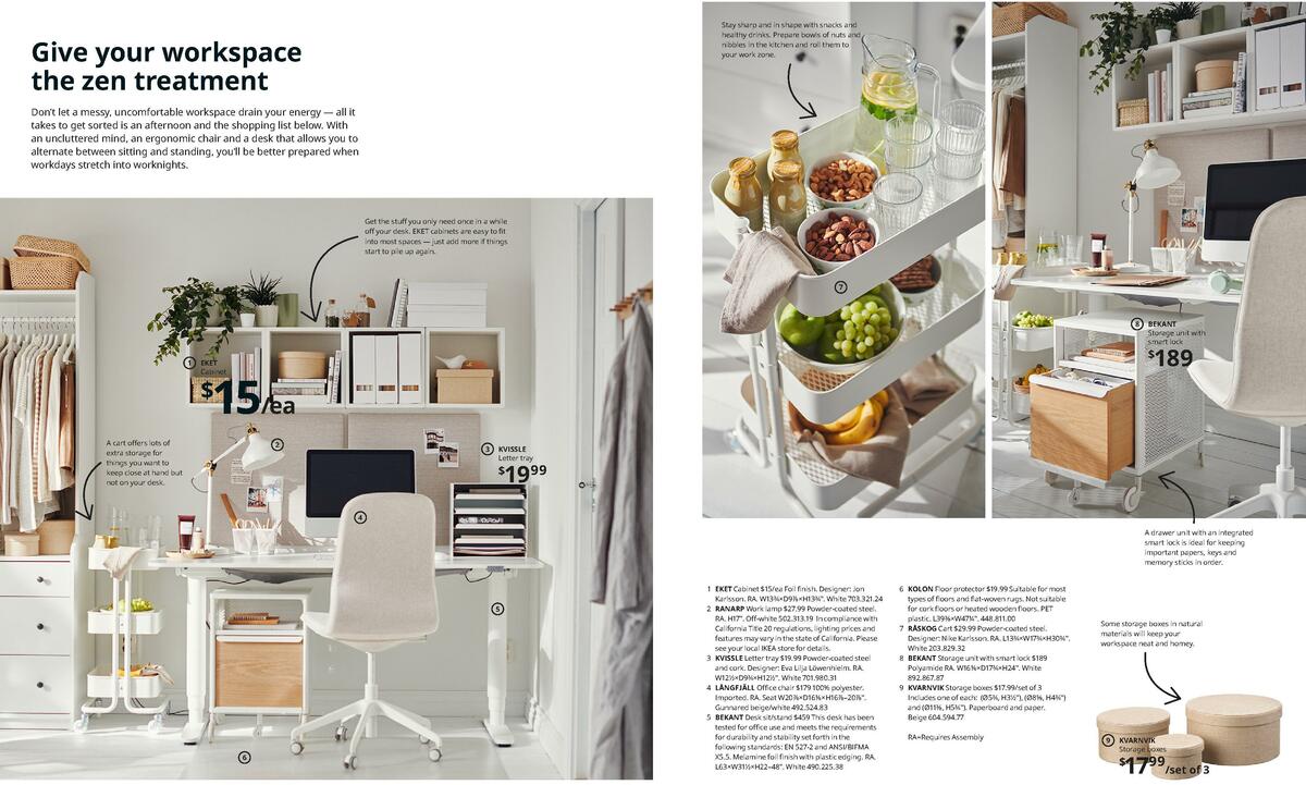IKEA Work from Home Brochure Weekly Ad from September 1