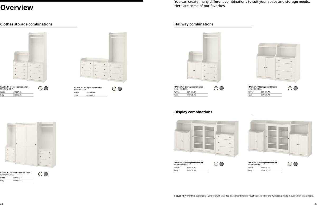 IKEA HAUGA Storage Weekly Ad from April 1