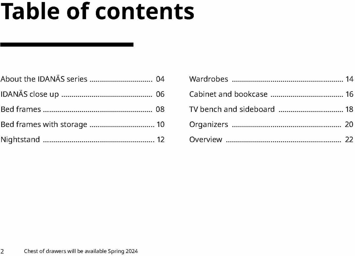 IKEA IKEA IDANAS Series Buying Guide Weekly Ad from March 8