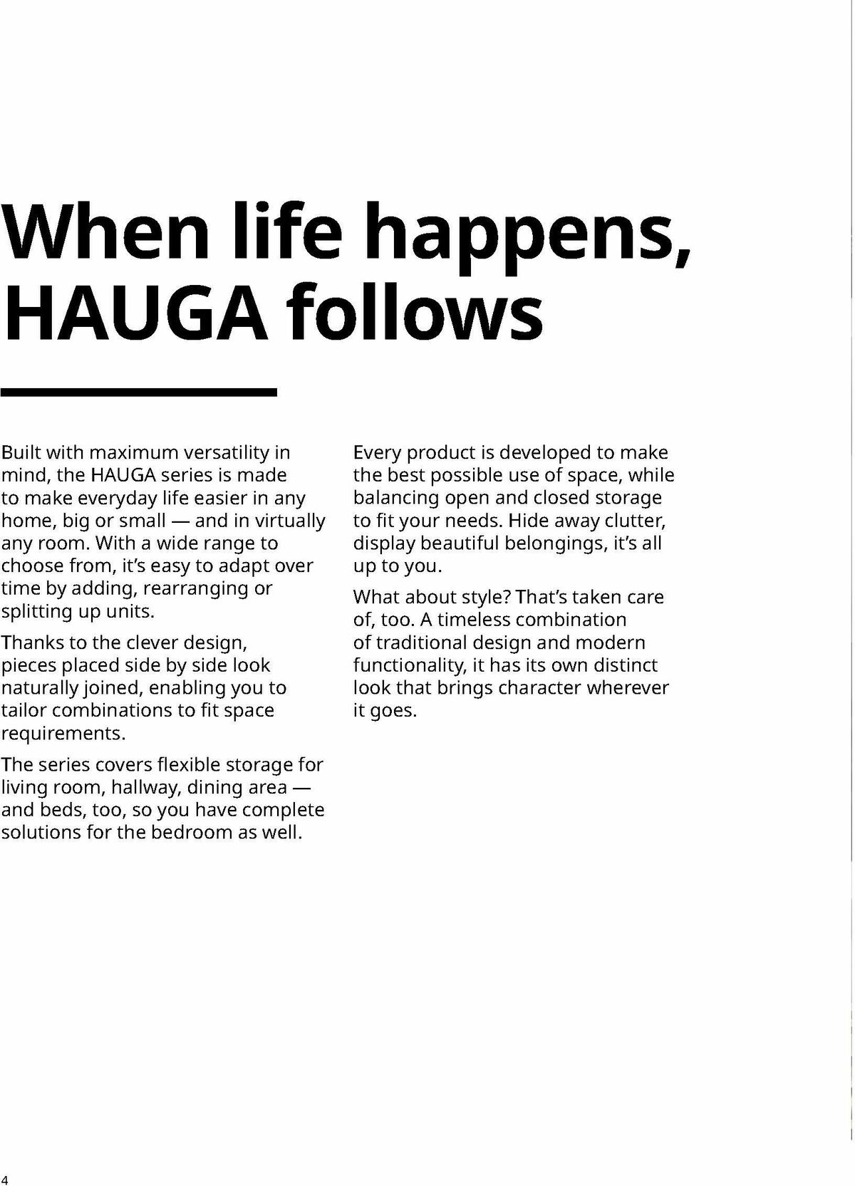 IKEA IKEA HAUGA Series Buying Guide Weekly Ad from March 8