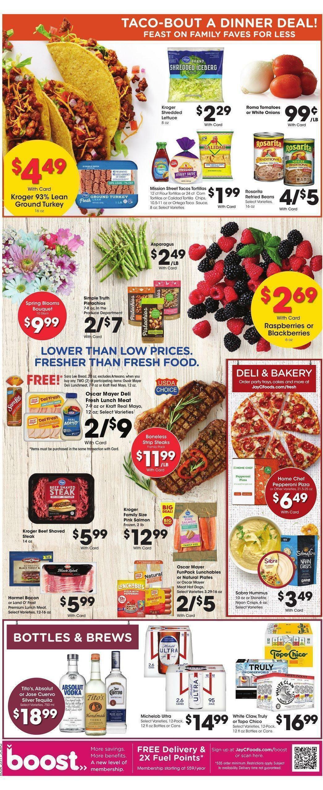 Jay C Food Weekly Ad from April 12