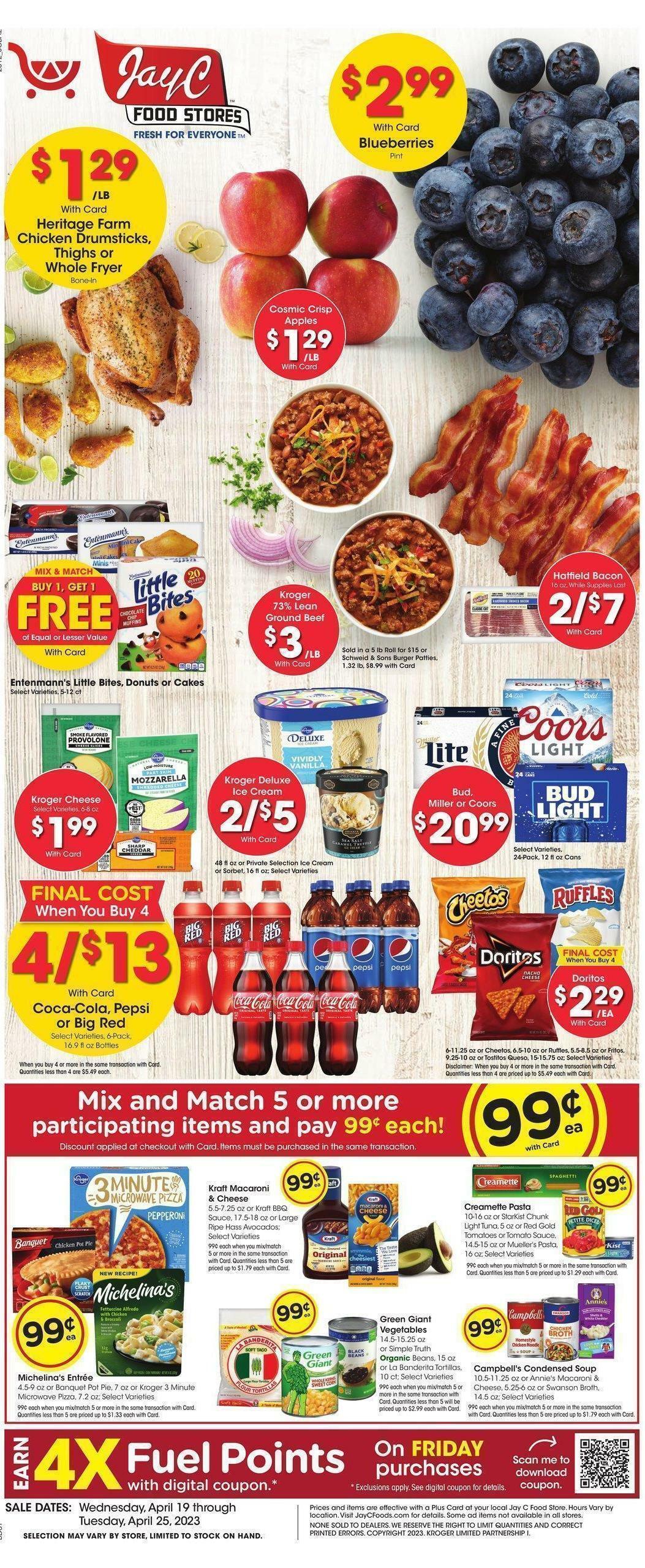 Jay C Food Weekly Ad from April 19