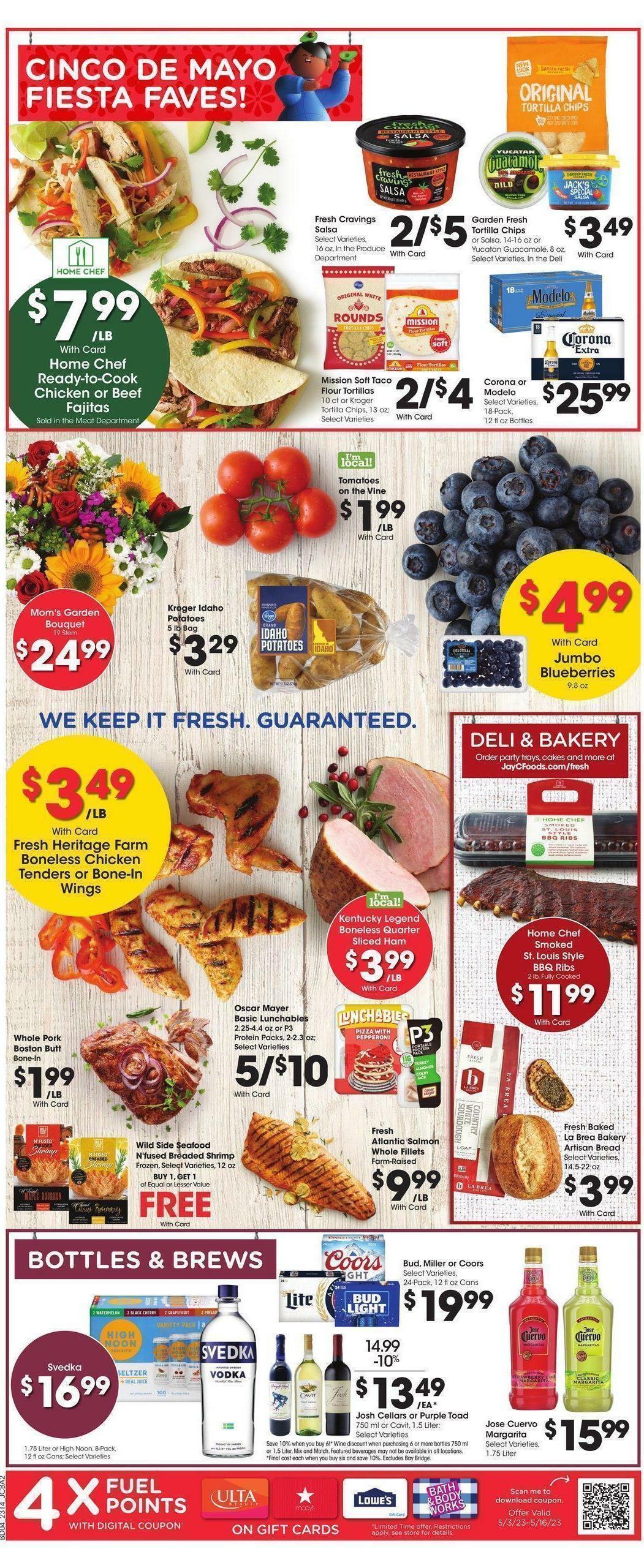 Jay C Food Weekly Ad from May 3