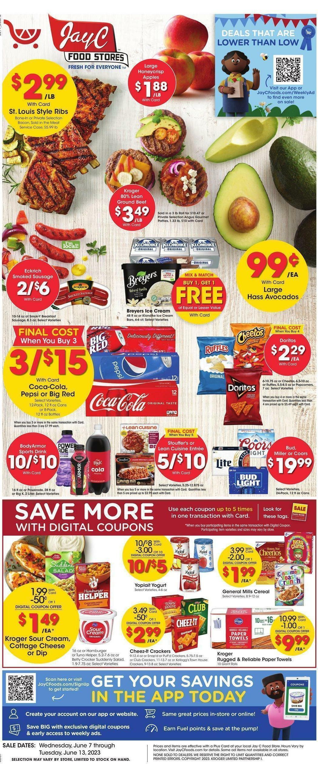 Jay C Food Weekly Ad from June 7