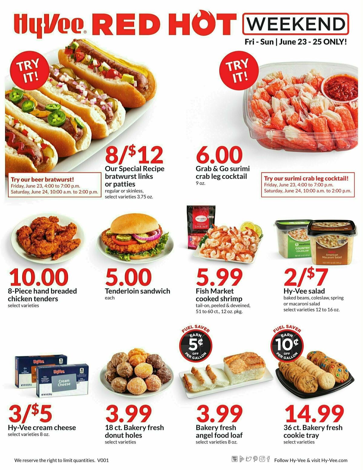 Jay C Food Red Hot Weekend Sale Weekly Ad from June 23