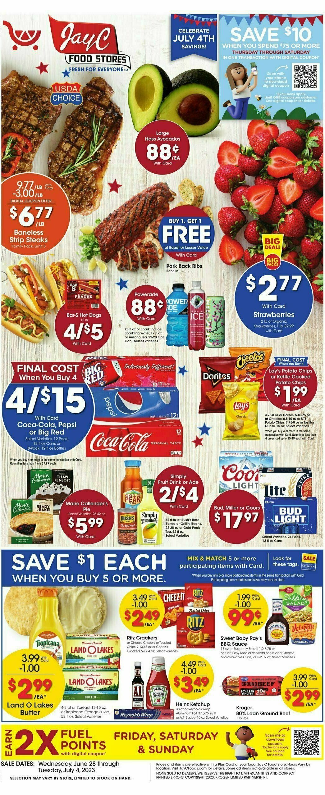 Jay C Food Weekly Ad from June 28