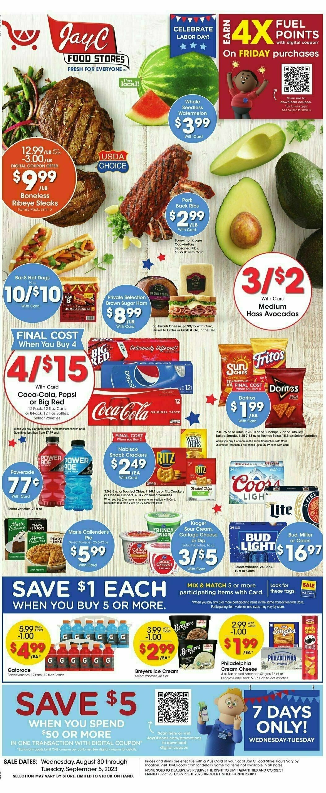 Jay C Food Weekly Ad from August 30