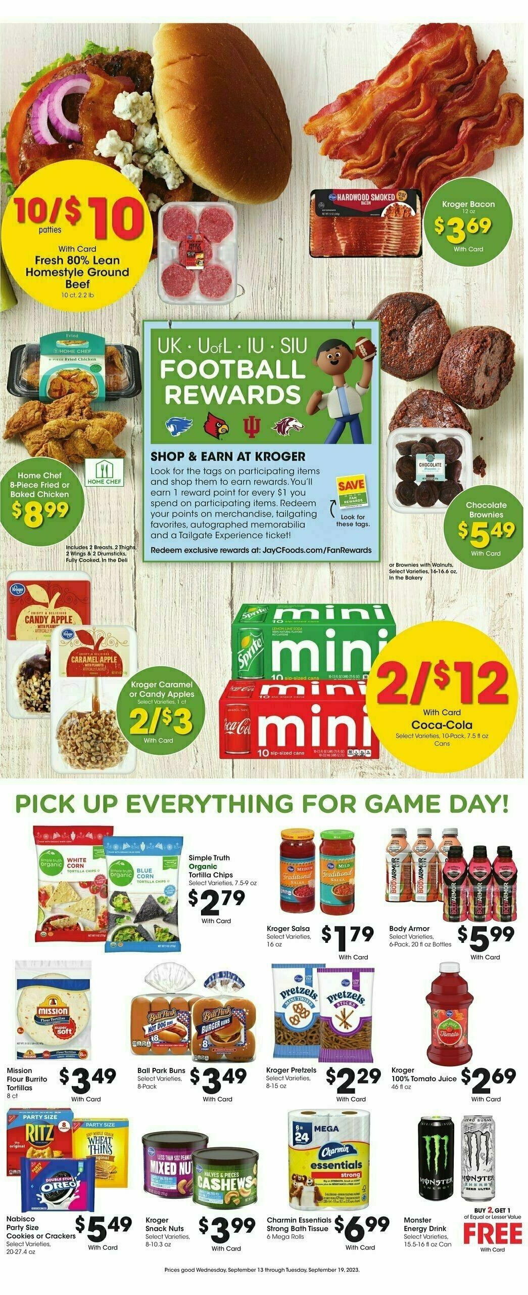 Jay C Food Weekly Ad from September 13