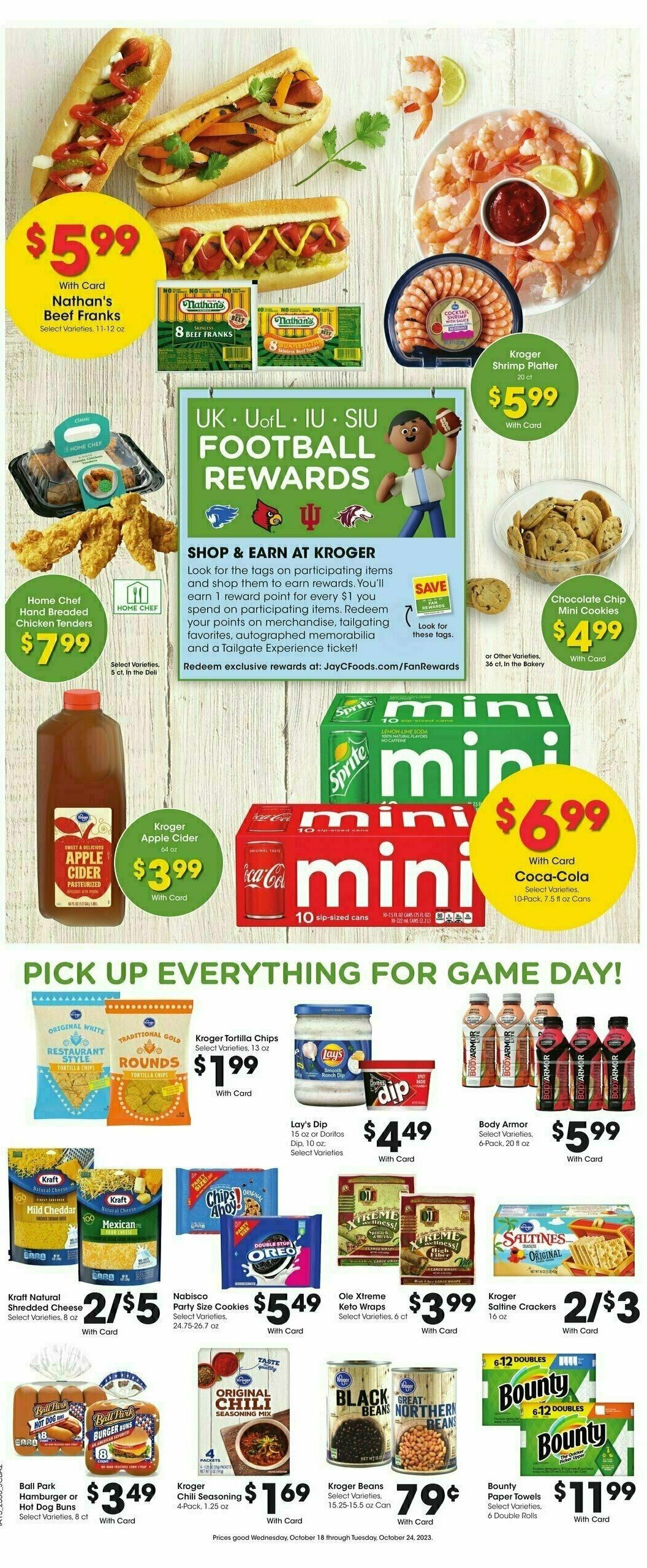 Jay C Food Weekly Ad from October 18