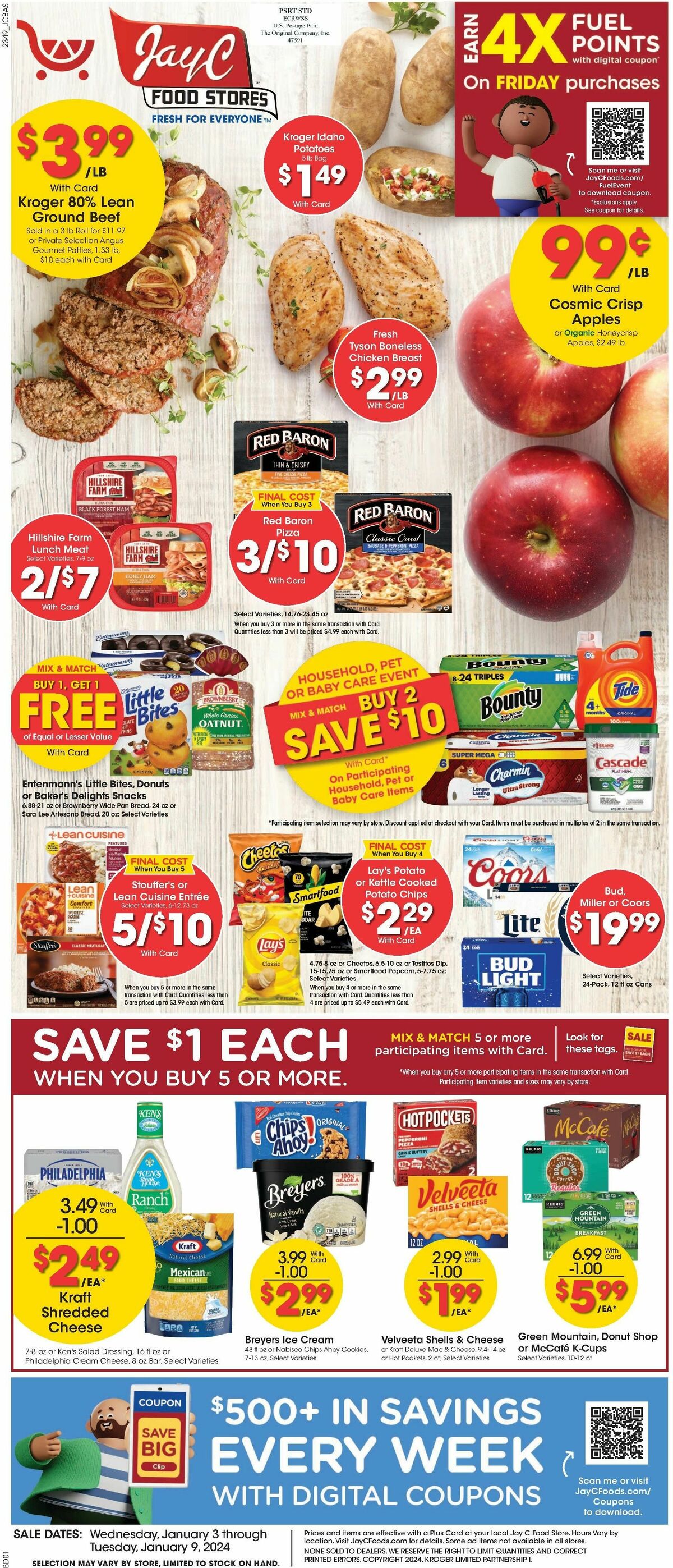 Jay C Food Weekly Ad from January 3