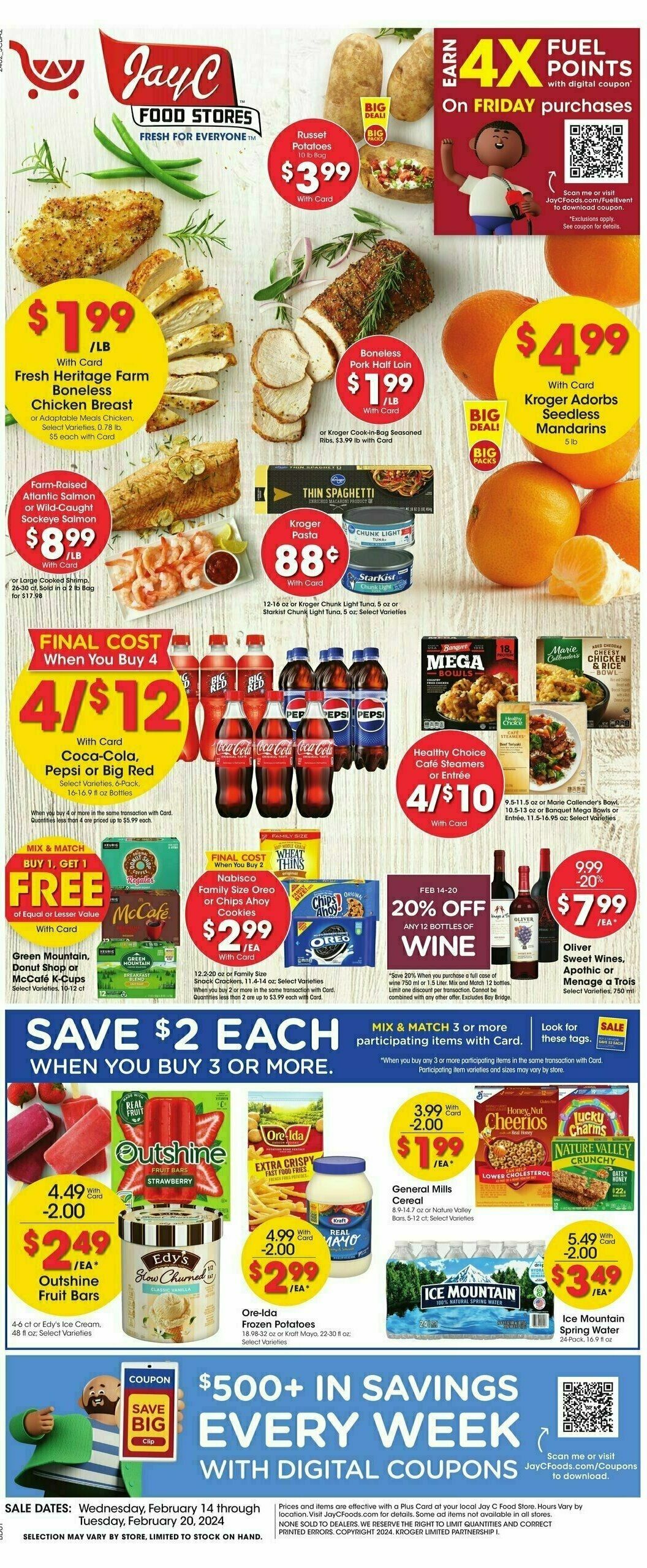 Jay C Food Weekly Ad from February 14