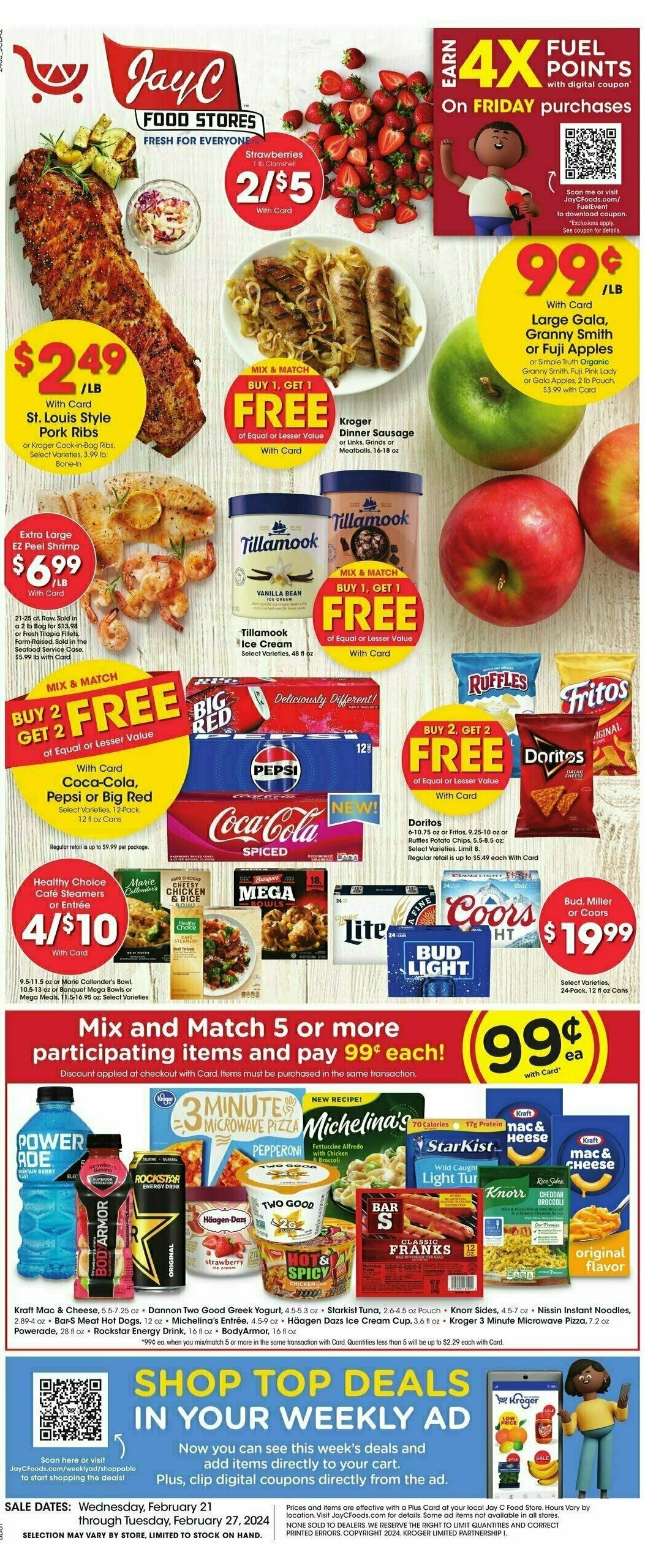 Jay C Food Weekly Ad from February 21