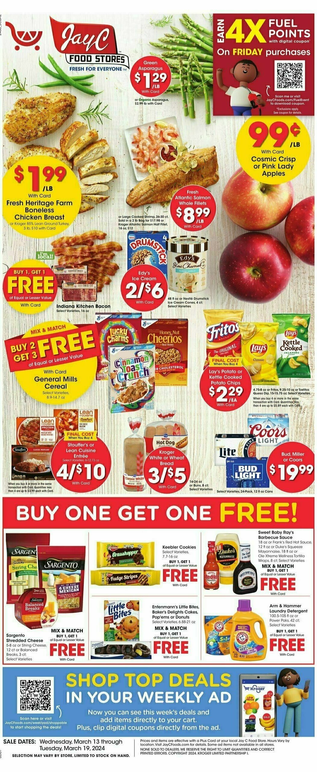 Jay C Food Weekly Ad from March 13