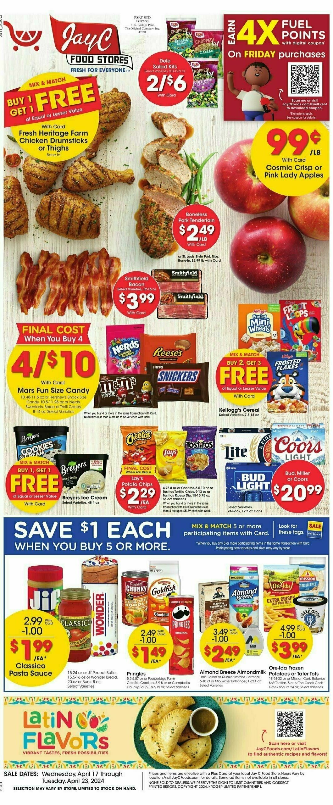 Jay C Food Weekly Ad from April 17