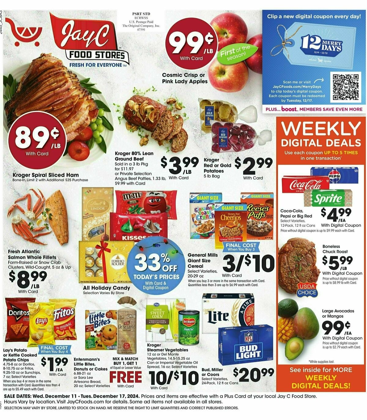 Jay C Food Weekly Ad from December 11