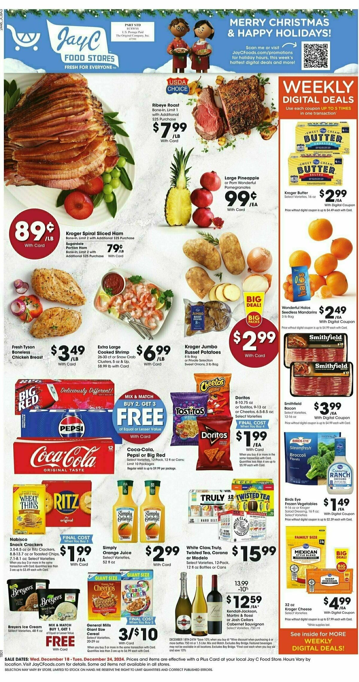 Jay C Food Weekly Ad from December 18