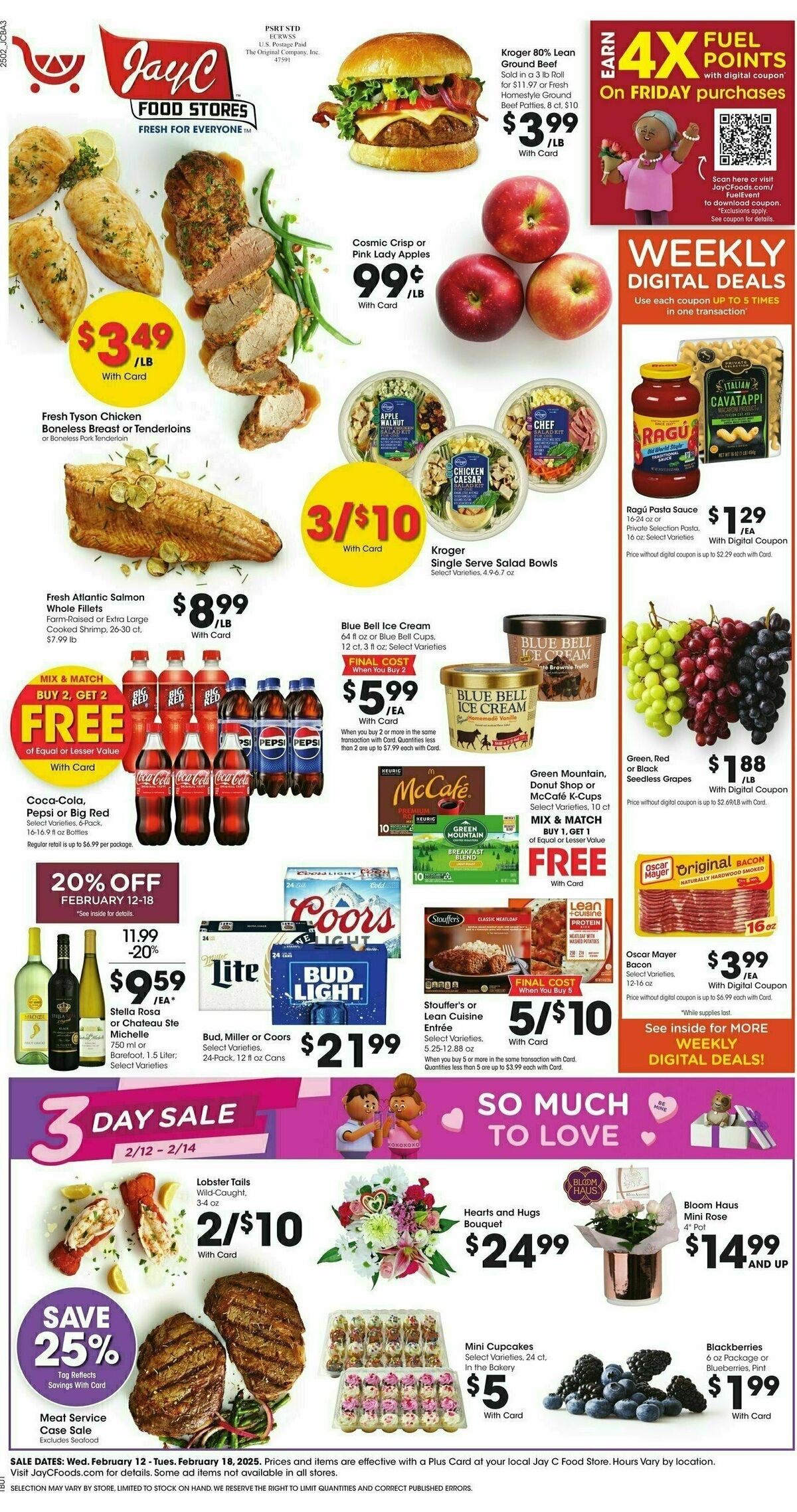 Jay C Food Weekly Ad from February 12
