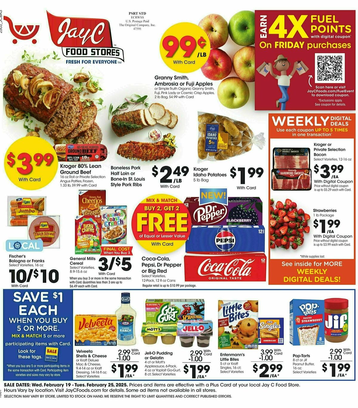 Jay C Food Weekly Ad from February 19