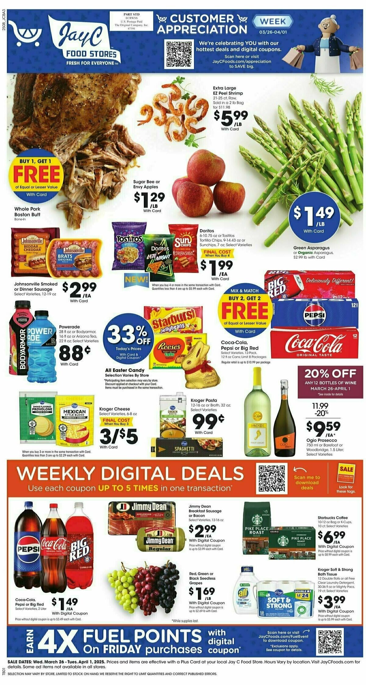 Jay C Food Weekly Ad from March 26