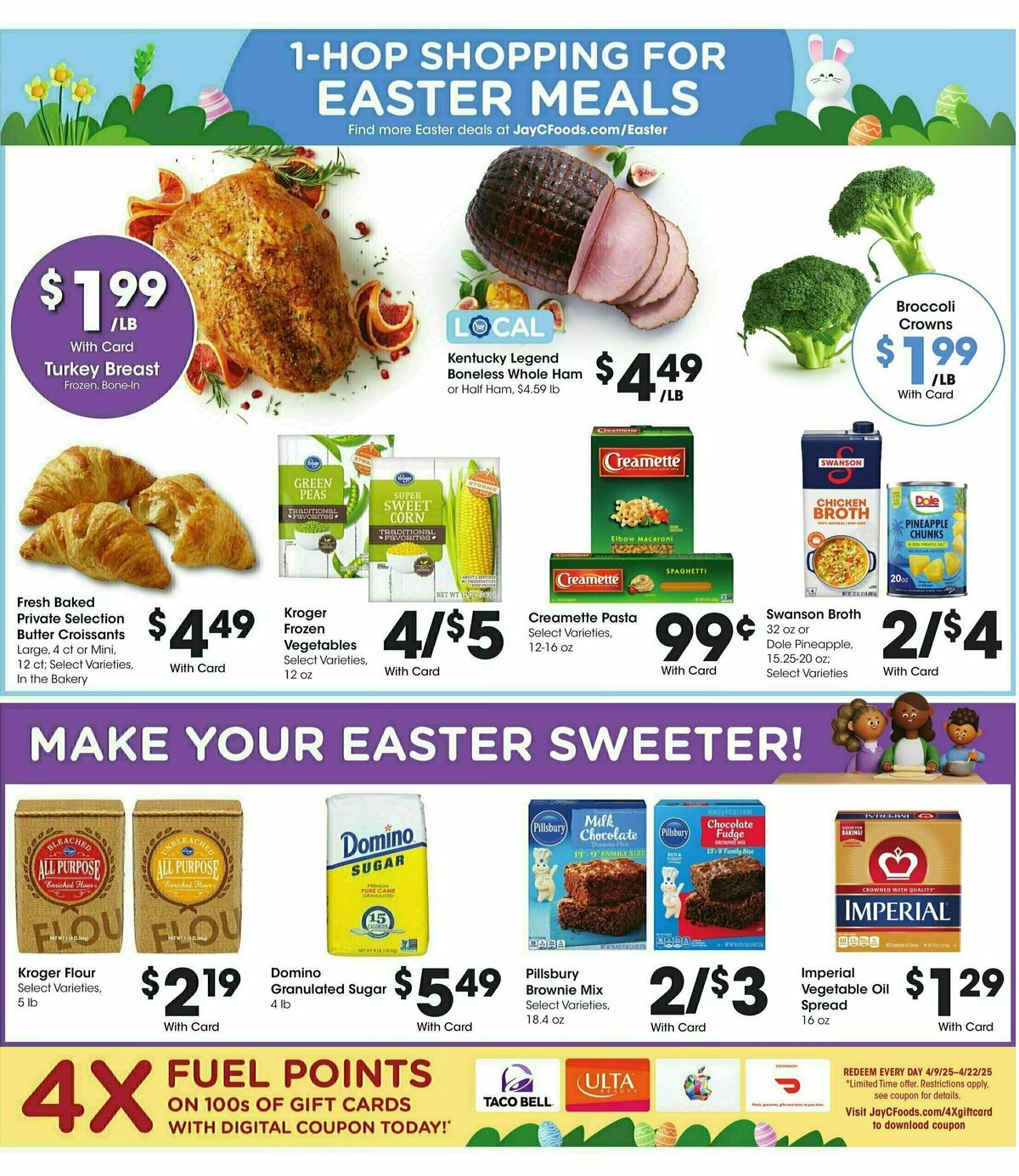 Jay C Food Weekly Ad from April 9