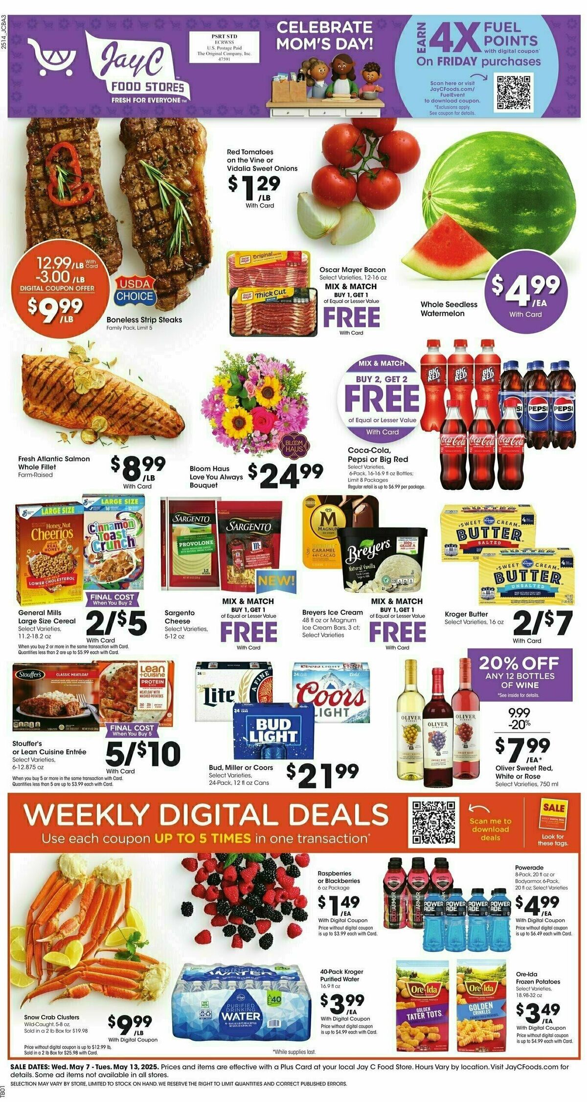 Jay C Food Weekly Ad from May 7