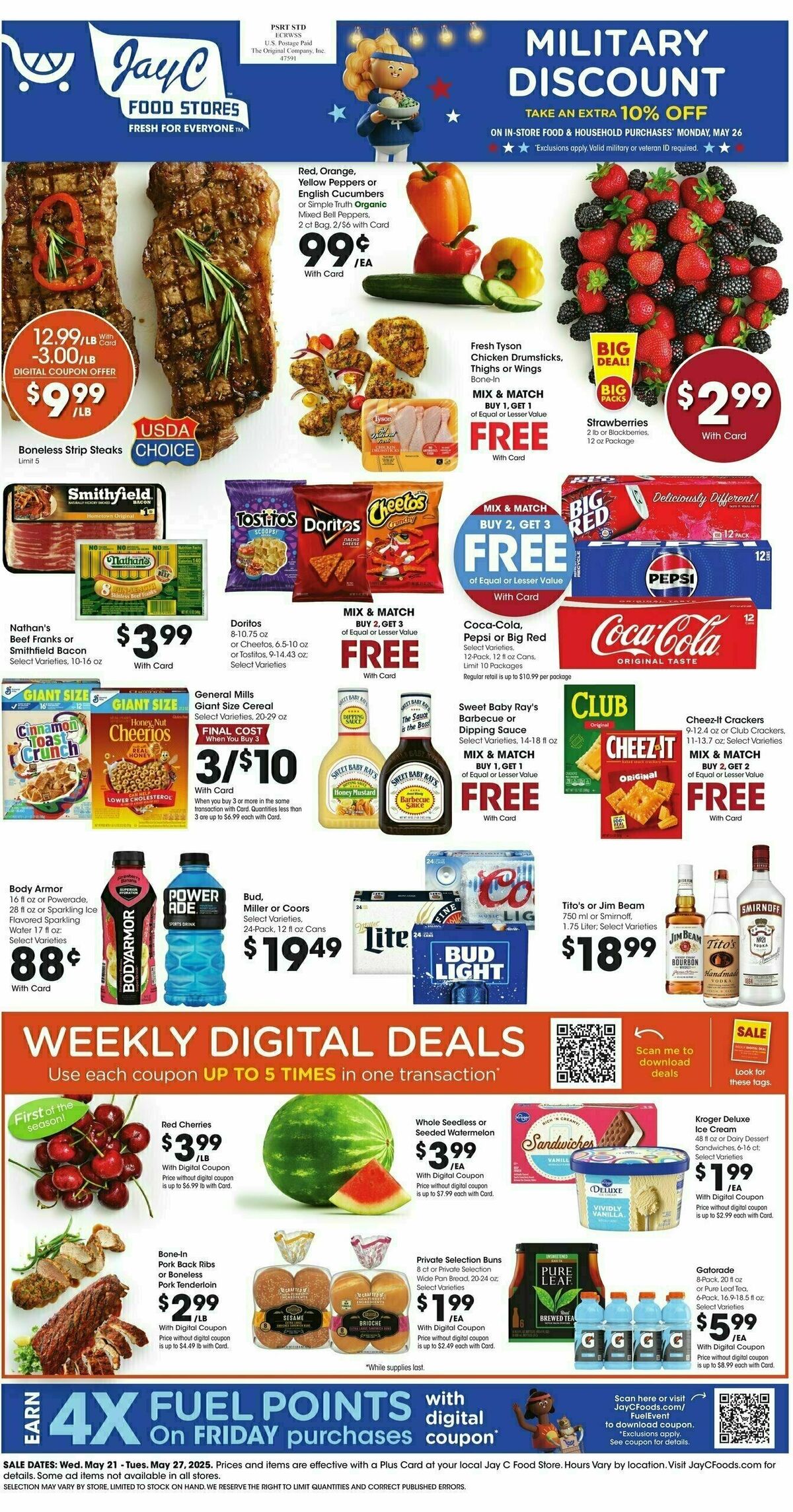 Jay C Food Weekly Ad from May 21