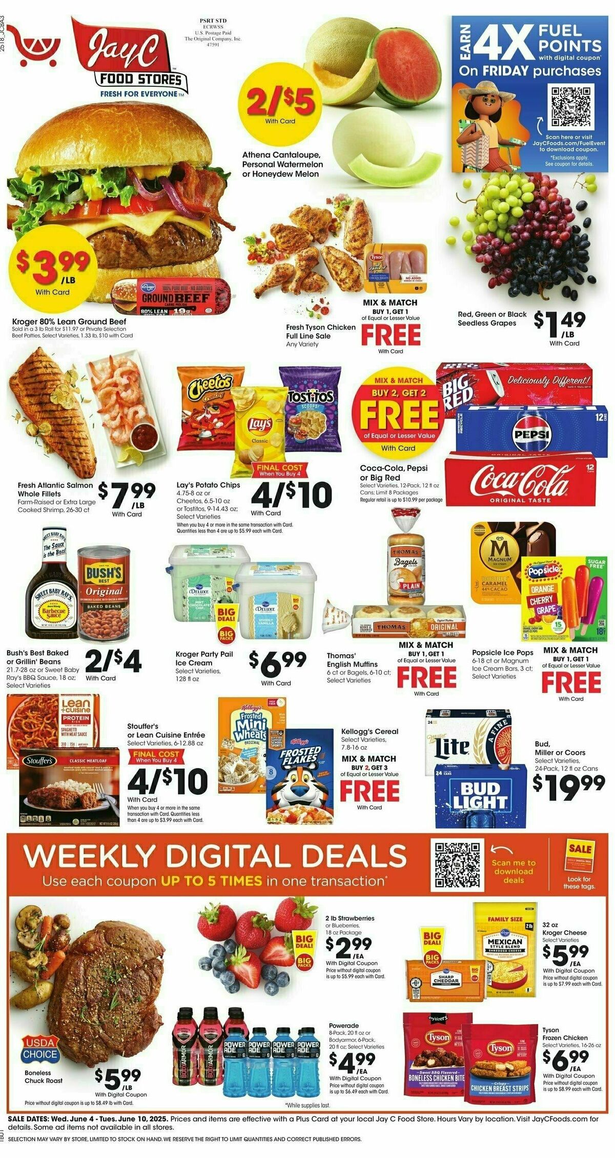 Jay C Food Weekly Ad from June 4