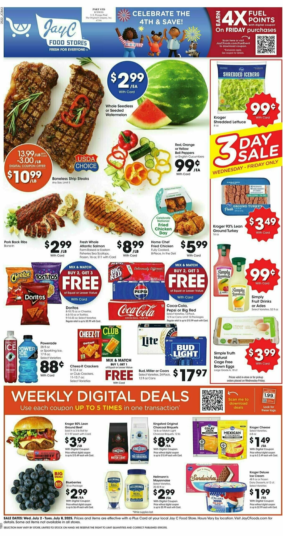 Jay C Food Weekly Ad from July 2