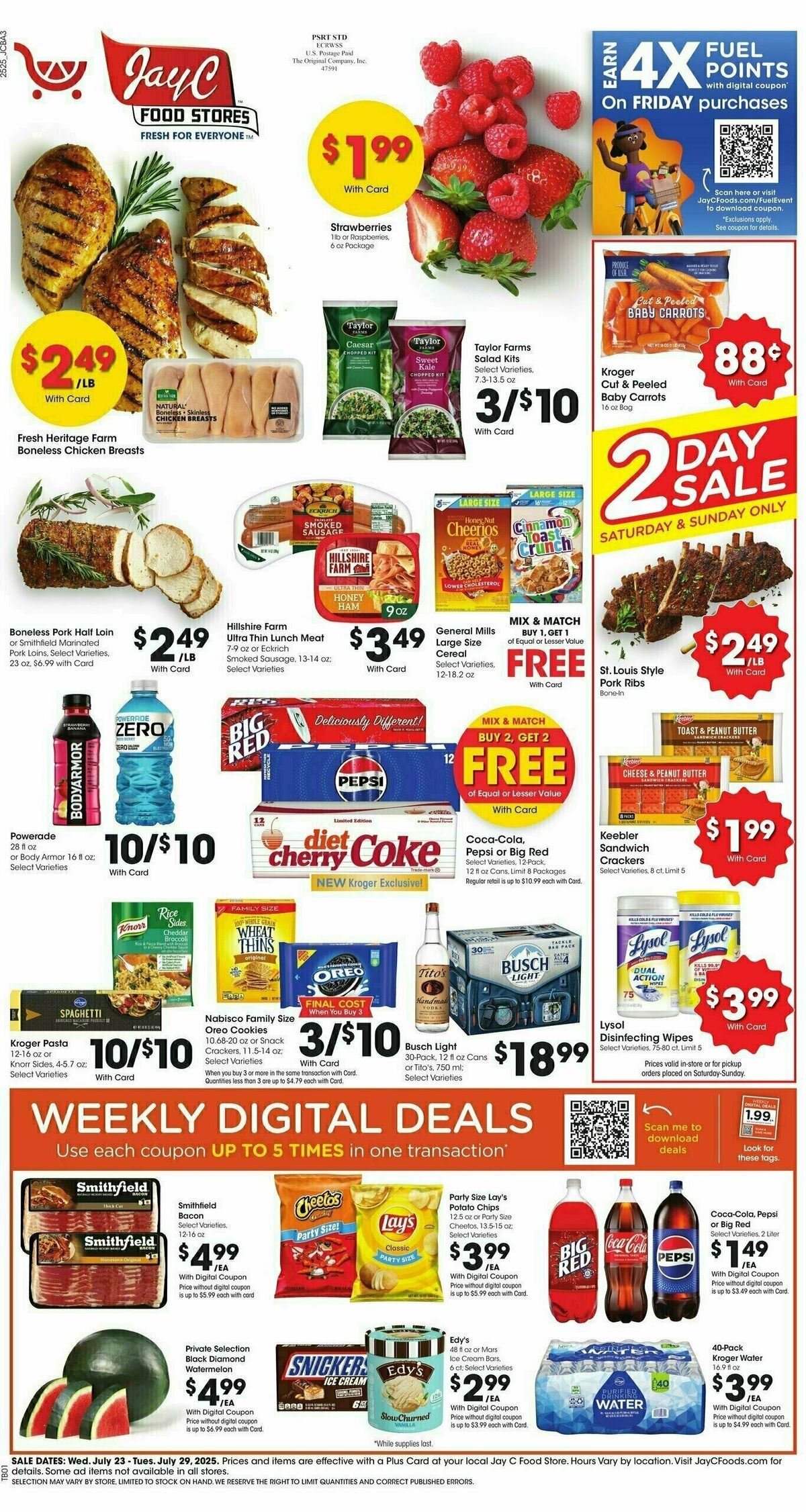Jay C Food Weekly Ad from July 23