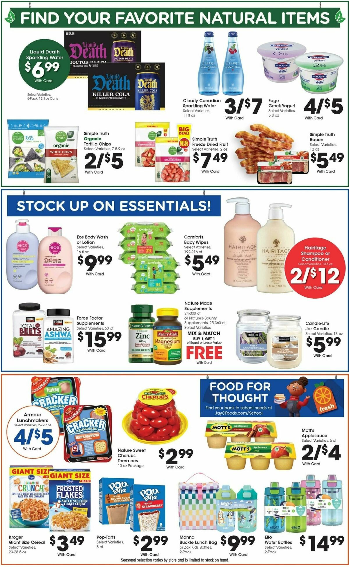 Jay C Food Weekly Ad from July 30