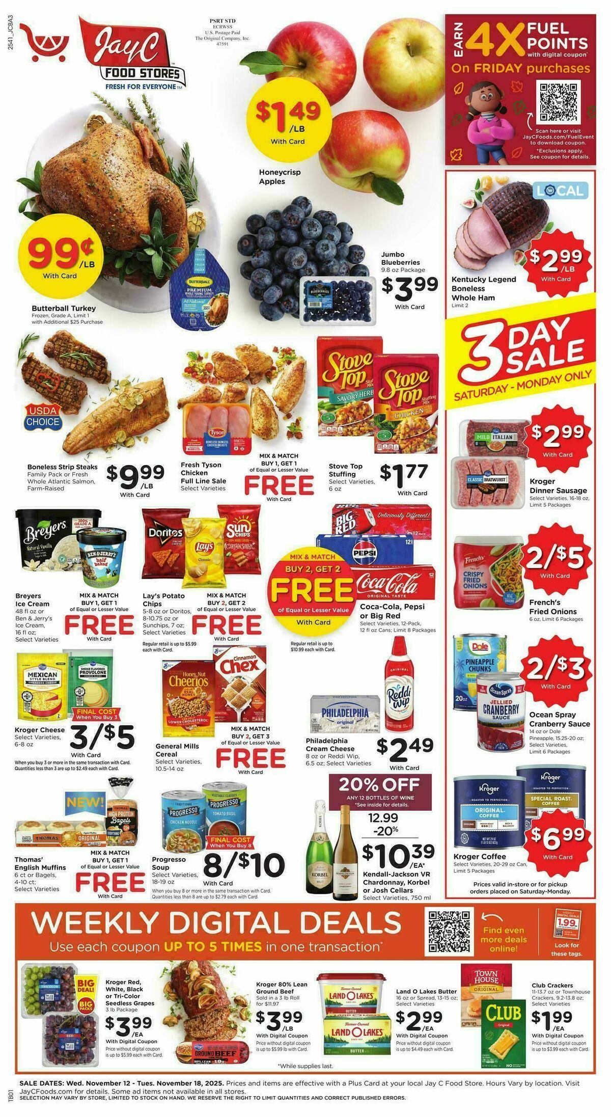 Jay C Food Weekly Ad from November 12