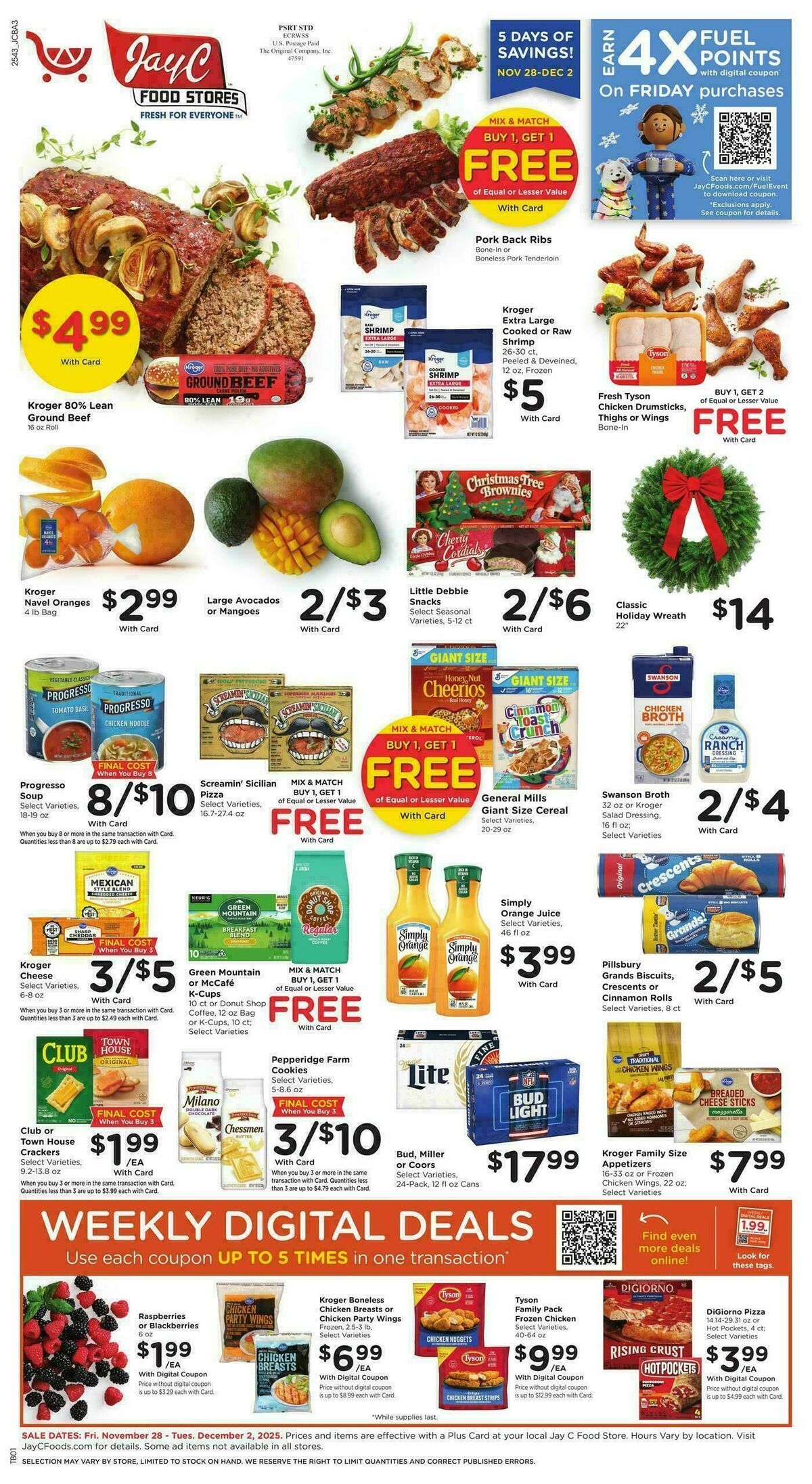 Jay C Food Weekly Ad from November 28