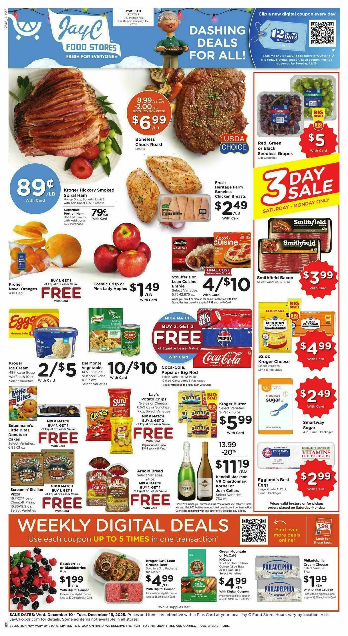 Jay C Food Weekly Ad from December 10