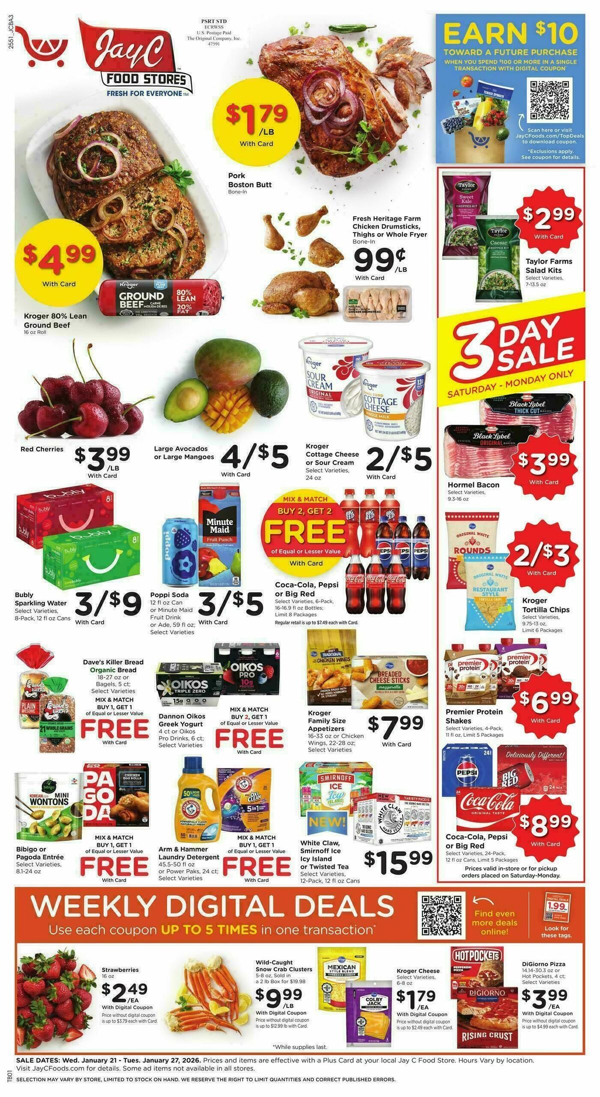 Jay C Food Weekly Ad from January 21