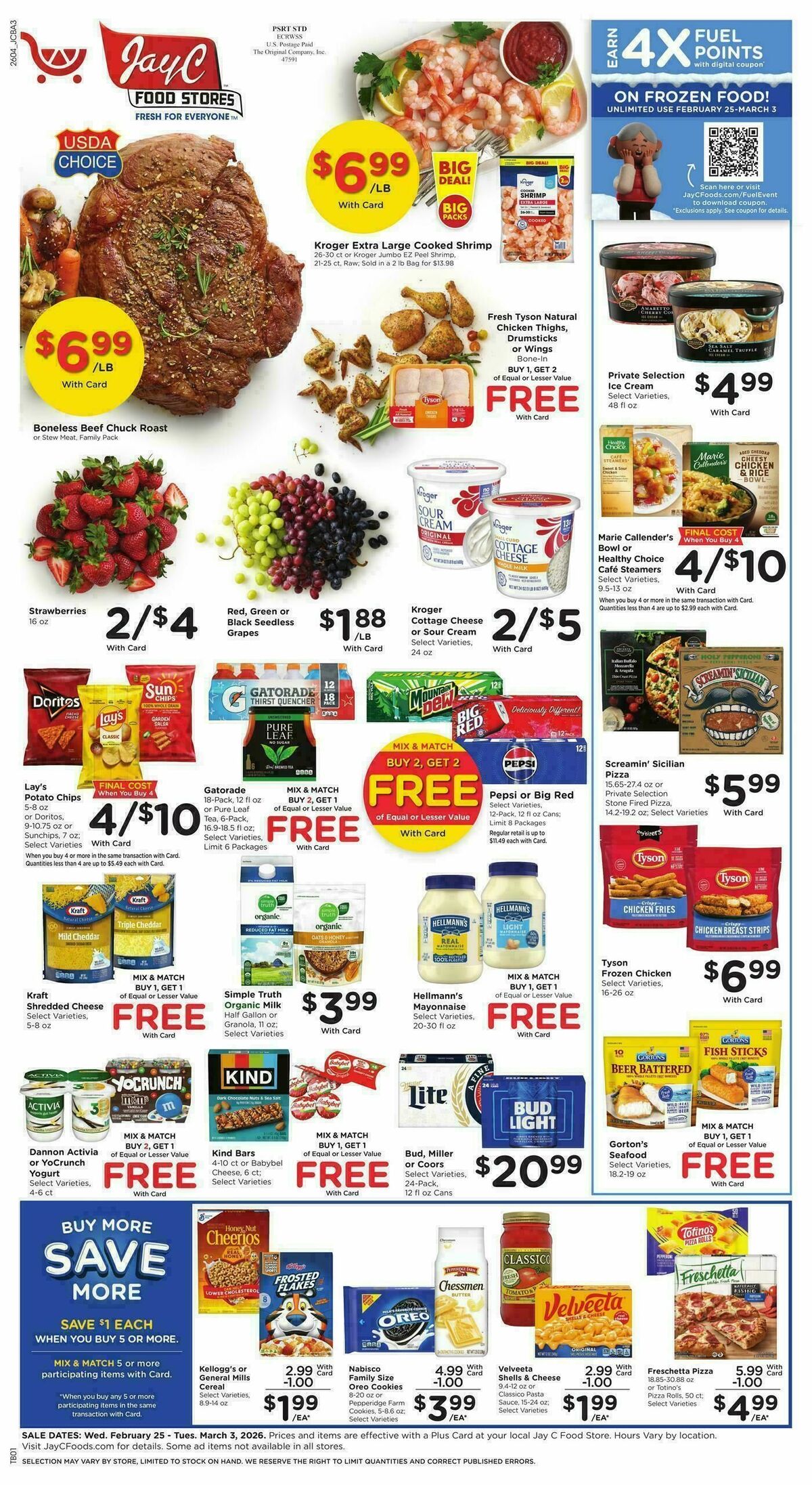 Jay C Food Weekly Ad from February 25