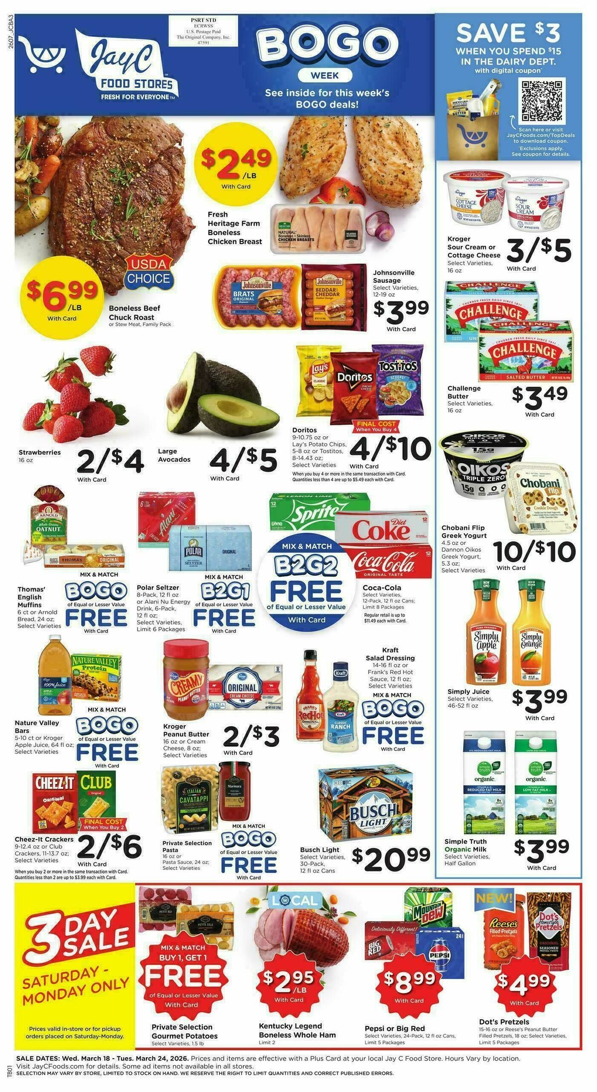 Jay C Food Weekly Ad from March 18
