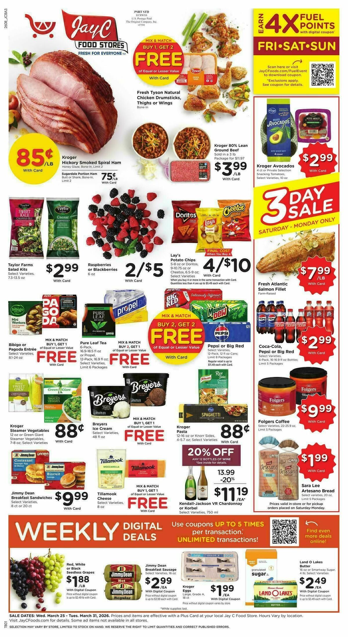 Jay C Food Weekly Ad from March 25