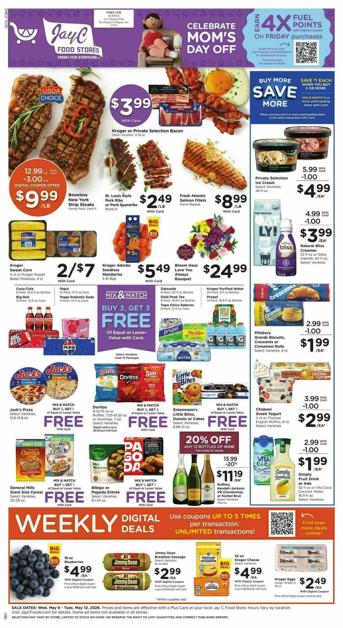 Jay C Food Weekly Ad from May 6