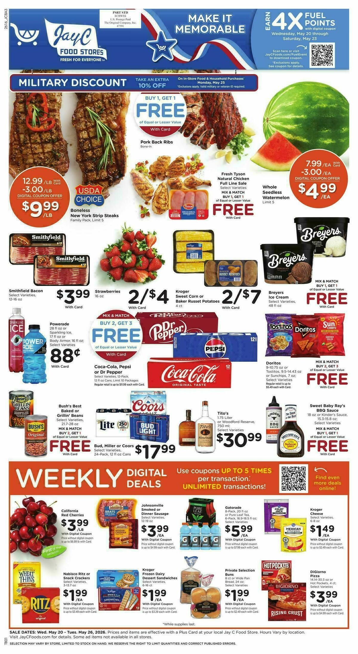 Jay C Food Weekly Ad from May 20