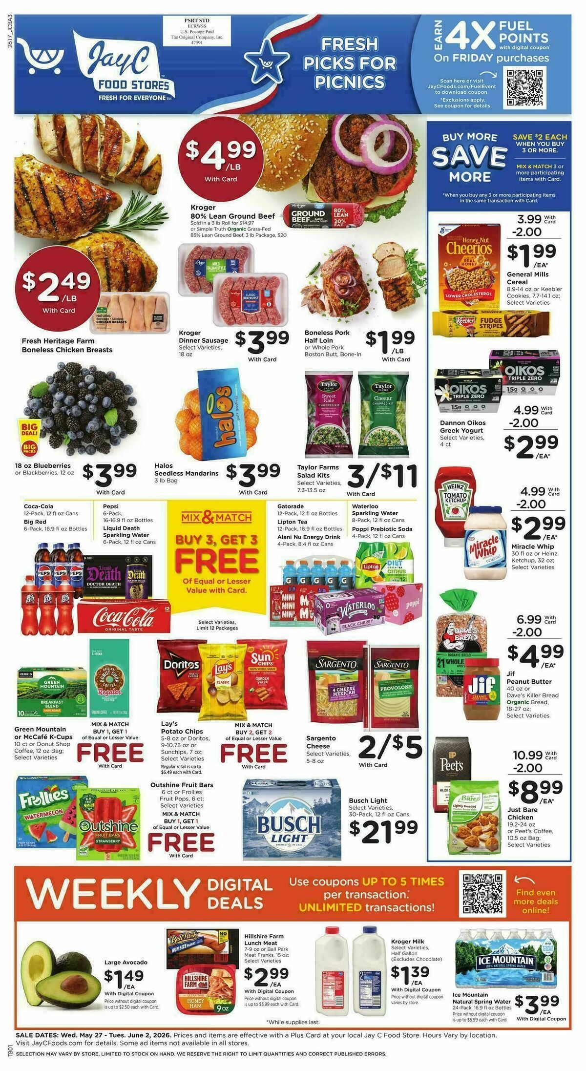 Jay C Food Weekly Ad from May 27