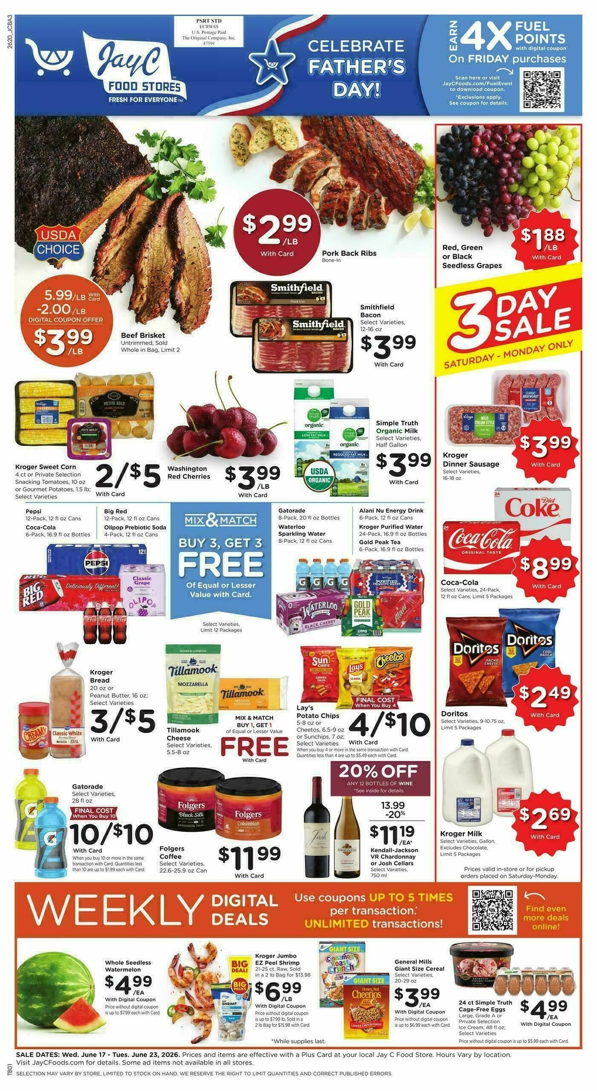 Jay C Food Weekly Ad from June 17