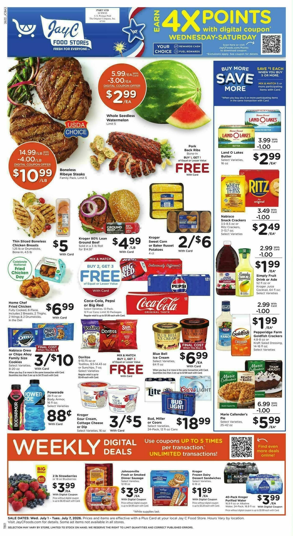Jay C Food Weekly Ad from July 1