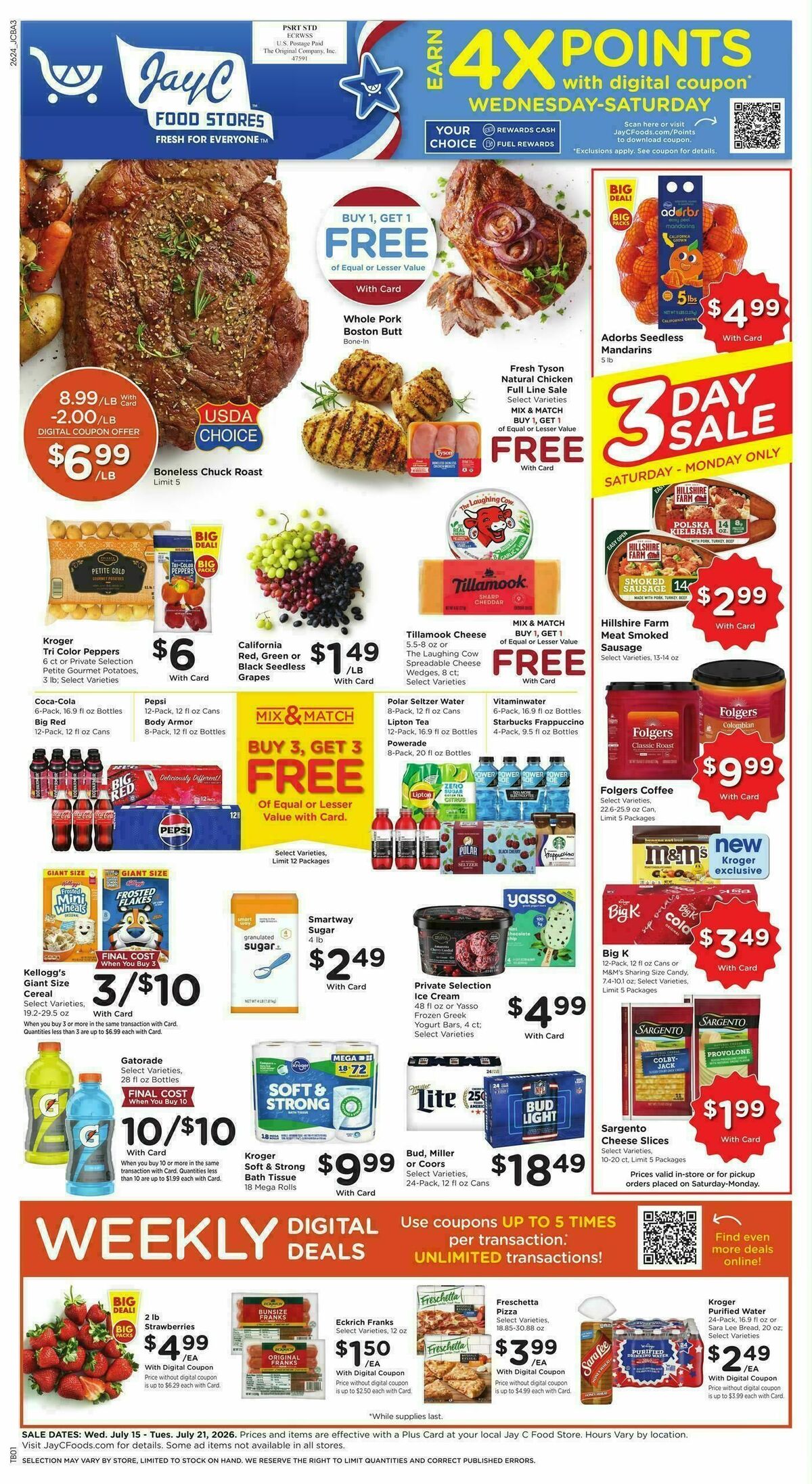 Jay C Food Weekly Ad from July 15