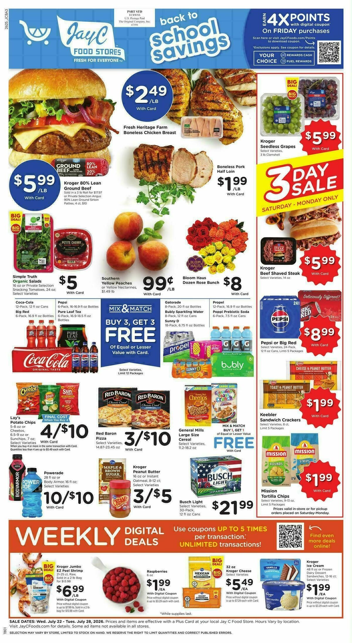 Jay C Food Weekly Ad from July 22
